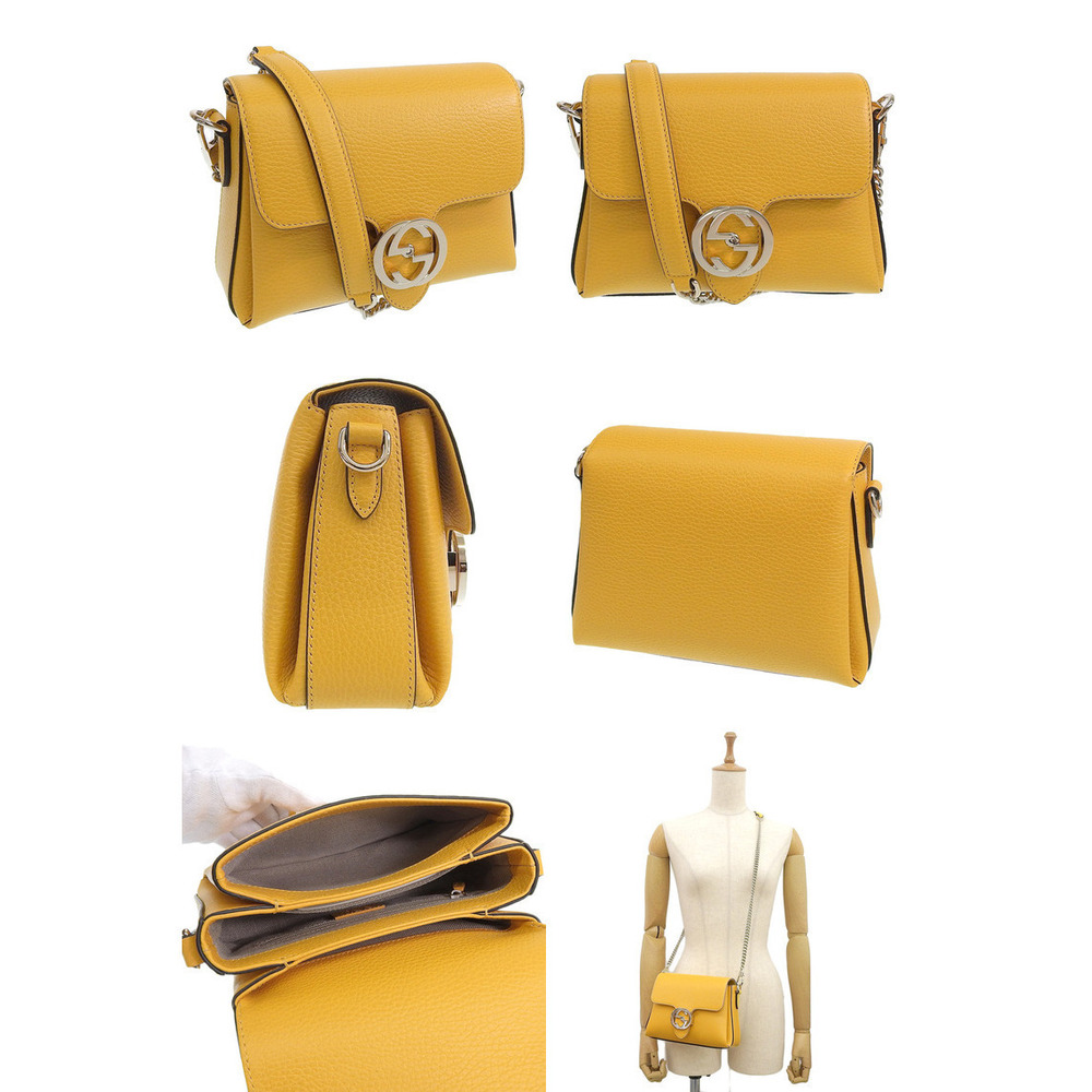 Gucci Yellow Shoulder Outlet Bag